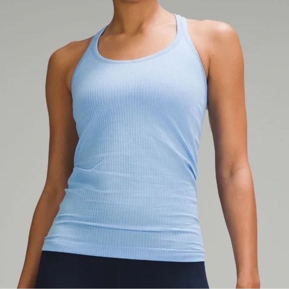 Lululemon athletica street tank light blue size 2
